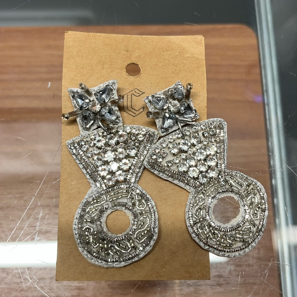Bridal Diamond Ring Earrings